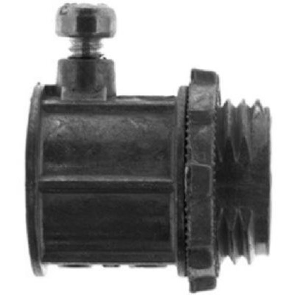 12 EMT Scr Connector, Halex, Mfr#: 99105